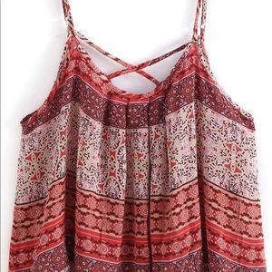 Forever 21 Spaghetti Strap Floral Cami Top